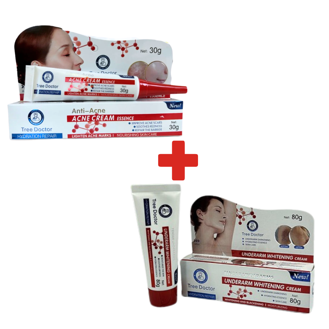 Crema Aclaradora y Antiacné